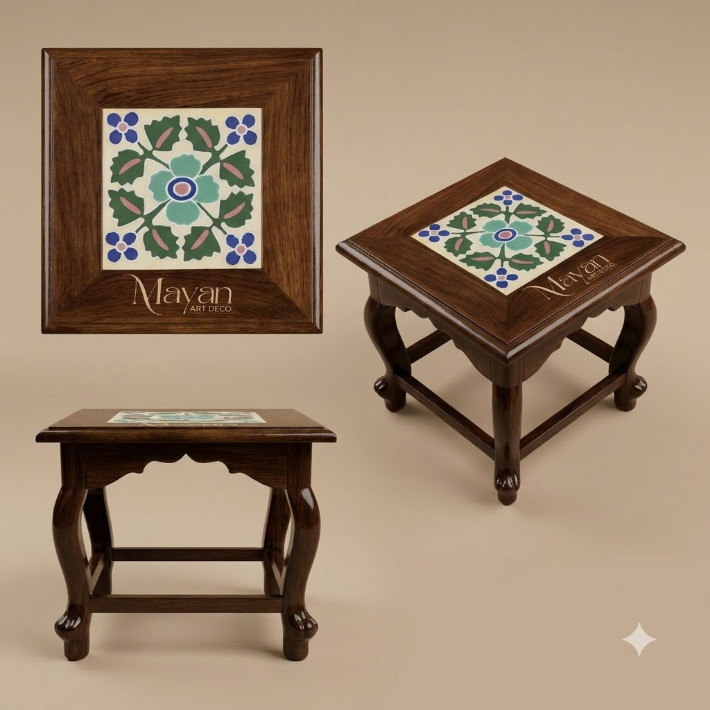 Single Tile Heritage Stool